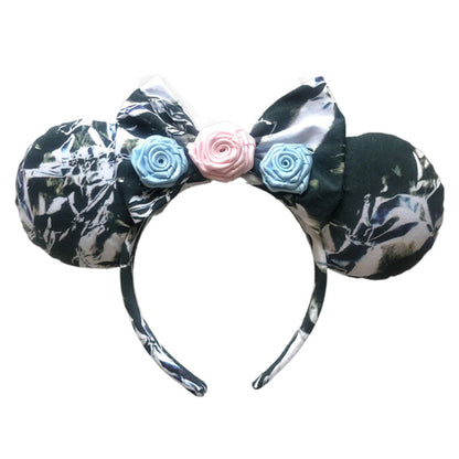 Mickey Mouse Ear Headband Wedding dress Bow Wave point Minnie Headband