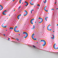 Long Sleeve Sequin Unicorn Cotton Dress Size 6