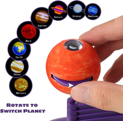 Solar System Projector Kids Toy STEM Technology Gadget DIY Painting