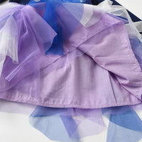 Adorable Mesh Pony Long Sleeve Cotton Dress