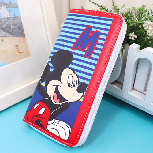 Disney Fashion Women's Wallet Mickey Mouse Frozen Pu Long Print