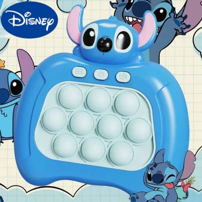 Disney Stitch Mickey Quick Push Game Console Upgraded Fingertip Press