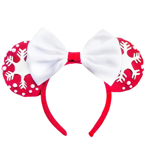 Mickey Mouse Ear Headband Wedding dress Bow Wave point Minnie Headband