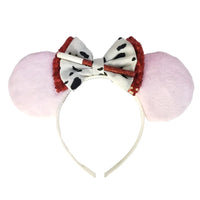 Mickey Mouse Ear Headband Wedding dress Bow Wave point Minnie Headband