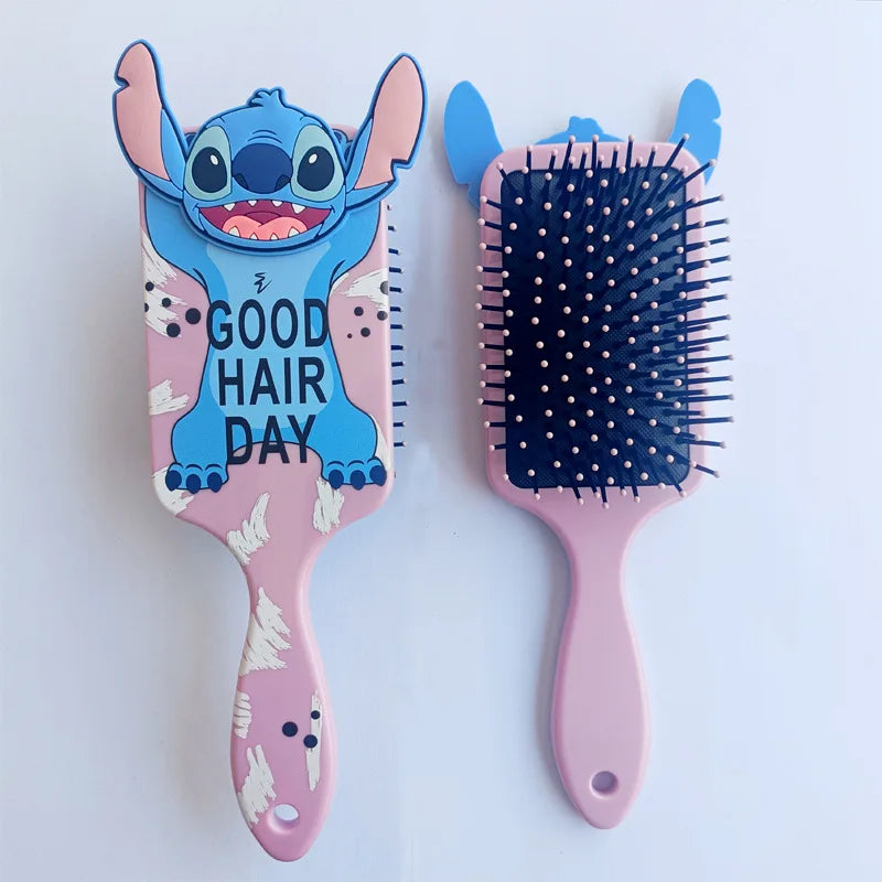 Disney Stitch Air Cushion Massage Combs Mickey Mouse Kids Cartoon Comb