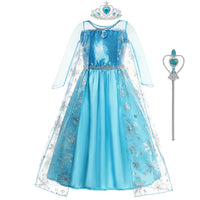 Elsa Dress for Girls Elsa Costume Snow Queen Anna Dress Cosplay