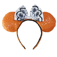 Mickey Mouse Ear Headband Wedding dress Bow Wave point Minnie Headband