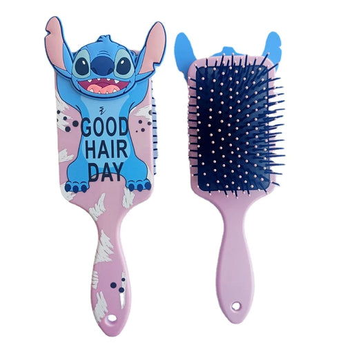 Disney Stitch Air Cushion Massage Combs Mickey Mouse Kids Cartoon Comb