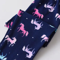 Unicorn Navy Cotton Leggings