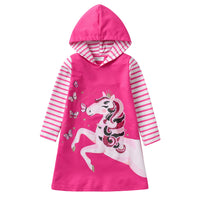 Unicorn Cotton Long Sleeve Sequin Tunic/Dress