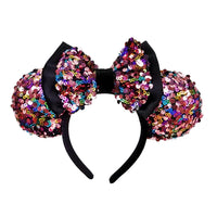 Mickey Mouse Ear Headband Wedding dress Bow Wave point Minnie Headband