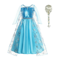 Elsa Dress for Girls Elsa Costume Snow Queen Anna Dress Cosplay