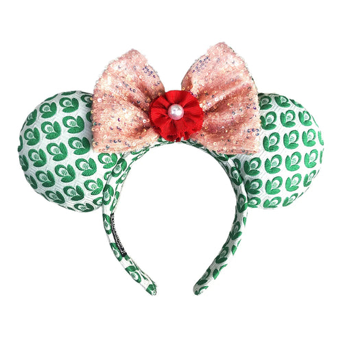 Mickey Mouse Ear Headband Wedding dress Bow Wave point Minnie Headband