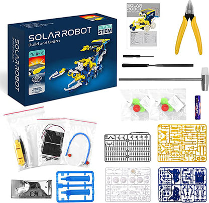 Kids Solar Robot Toys 11 in 1 STEM Educational Learning DIY Assembly