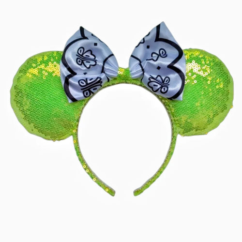 Mickey Mouse Ear Headband Wedding dress Bow Wave point Minnie Headband