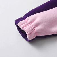 Children Winter Coat Fleece Zipper Jacket For Girls Butterfly Thick