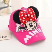 2-6 Years Girls Hat Fashion Minnie Mouse Girls Caps Adorable