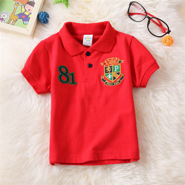 Summer Teen Polo Shirts for Baby Boys