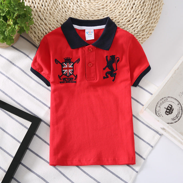 Summer Teen Polo Shirts for Baby Boys