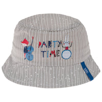 Party Time Embroidery - Infant Boy Bucket Hat 0-18 Months