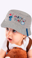 Party Time Embroidery - Infant Boy Bucket Hat 0-18 Months