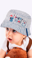 Party Time Embroidery - Infant Boy Bucket Hat 0-18 Months