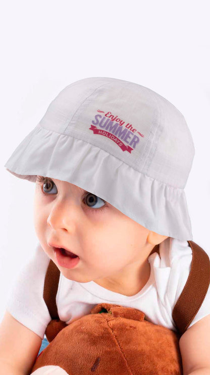 Enjoy The Summer Holidays -Baby Maxi Hat 1-3 Years