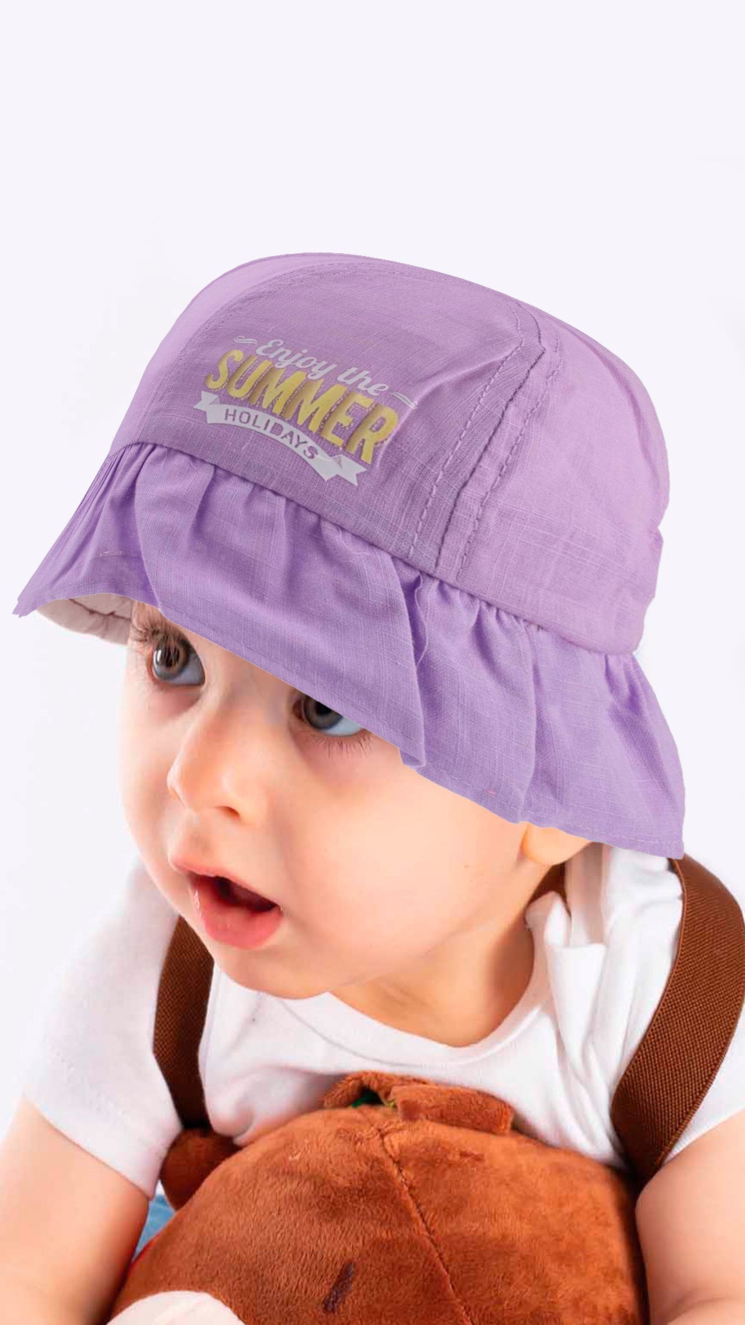 Enjoy The Summer Holidays -Baby Maxi Hat 1-3 Years