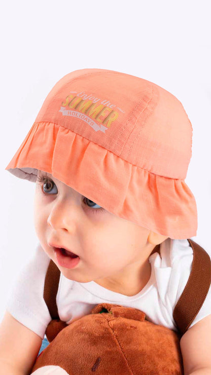 Enjoy The Summer Holidays -Baby Maxi Hat 1-3 Years