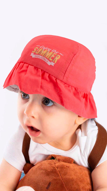 Enjoy The Summer Holidays -Baby Maxi Hat 1-3 Years