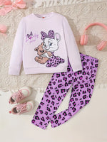 Cute Bunny With Bear Two-Piece Set