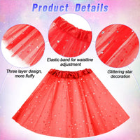 Tutu Skirt with Sequins Stars