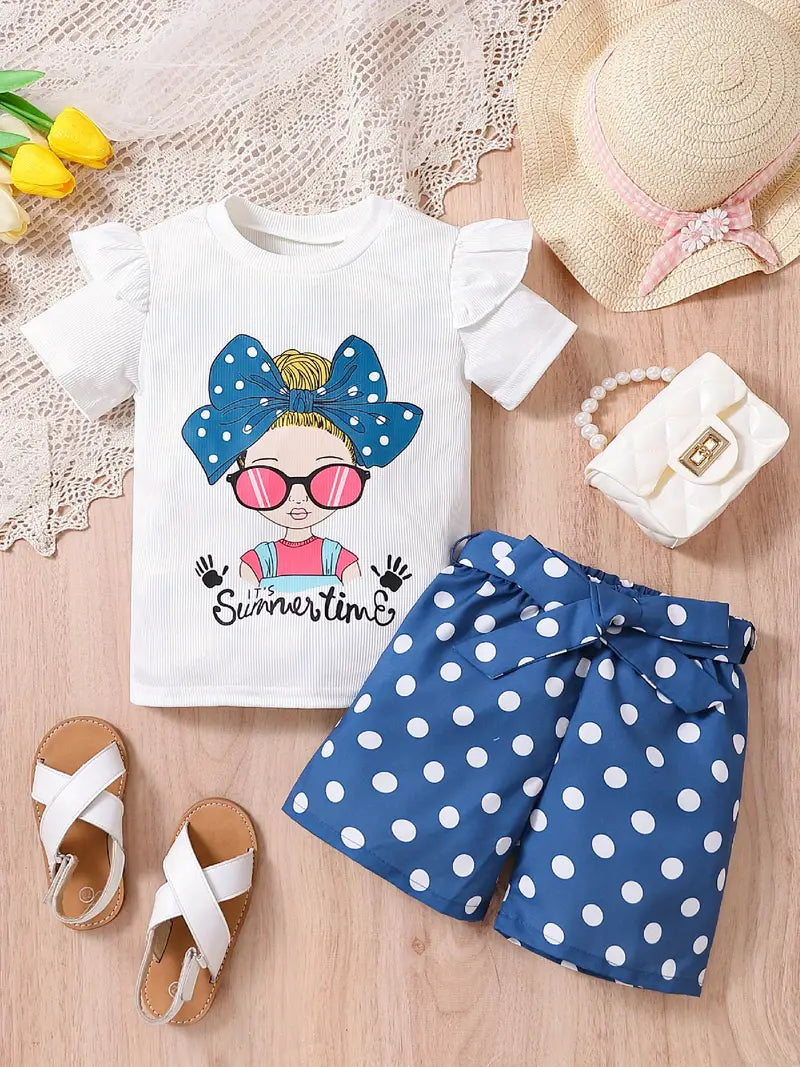 Chic Summer Bliss Two-Piece Set for Girls