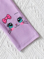 Shirt Dress Pants with Cute Cat