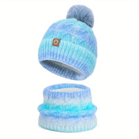 Lightweight Warm Winter Hat & Scarf Set
