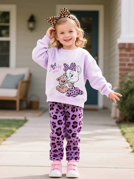 Cute Bunny With Bear Two-Piece Set