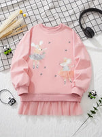 Mouse Ballerinas Cotton Long Sleeve Sweatshirt