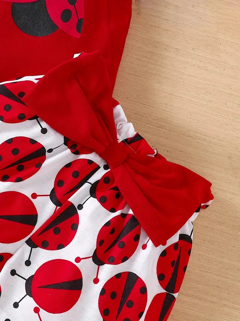 Ladybug Shorts Set