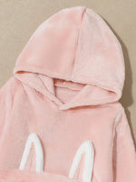 Cute & Warm 2-Piece Girl's Bunny Pattern