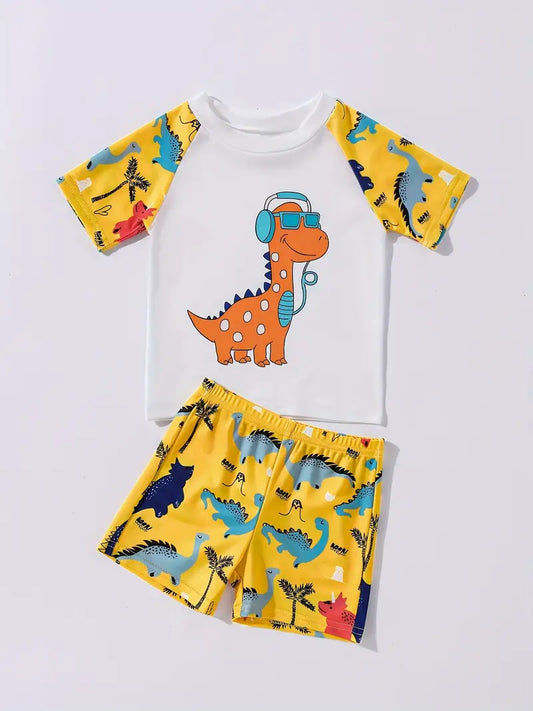 Boys Dinosaur SWIM suit set