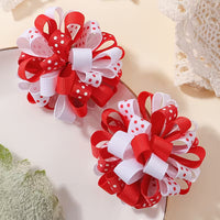 Adorable Hand-Made Red Polka Dot Hairbands for Girls