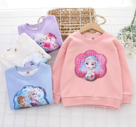 Frozen Velvet Thicken Sweaters with changeable sequins