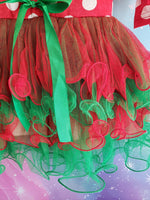 Santa Mickey Christmas Girls Dress
