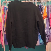 Premium Luxury Black and White Logo Sweater