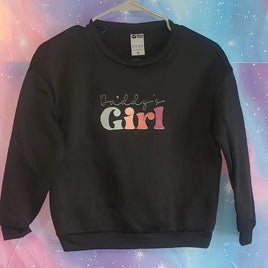 Black 'Daddy's Girl' Sweatshirt size 10