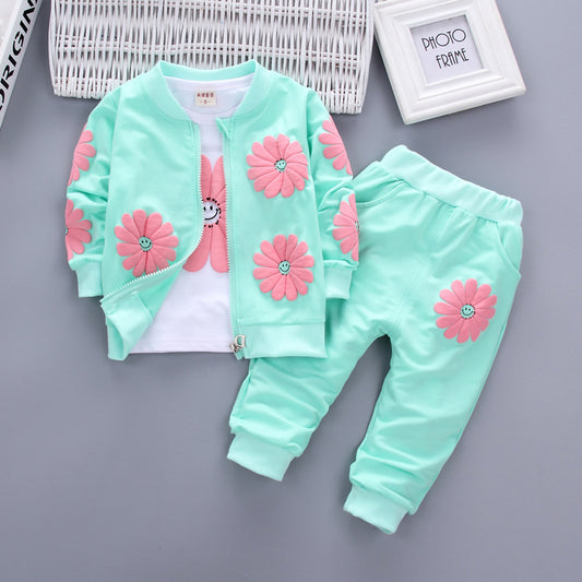 Flower 3 piece outfit