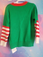 Santa's Litter Helper Christmas Sweater Size 4