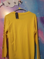 Nautica Yellow Long Sleeve Shirt L 14/16