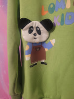 Green 3D Cute Adorable Animals Sweatshirt size 7