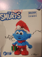 Smurfs Santa Building Blocks Set